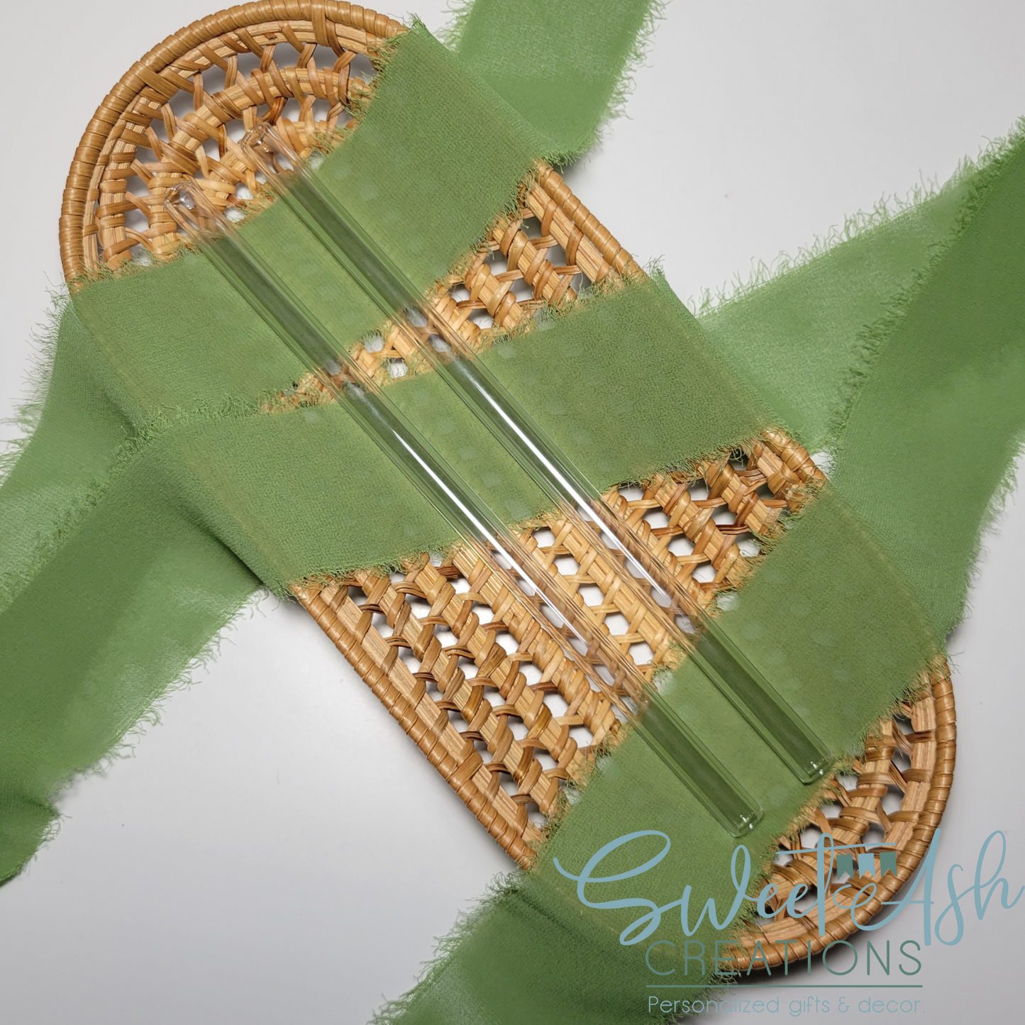 Clear Straight 8" Reusable Glass Straw