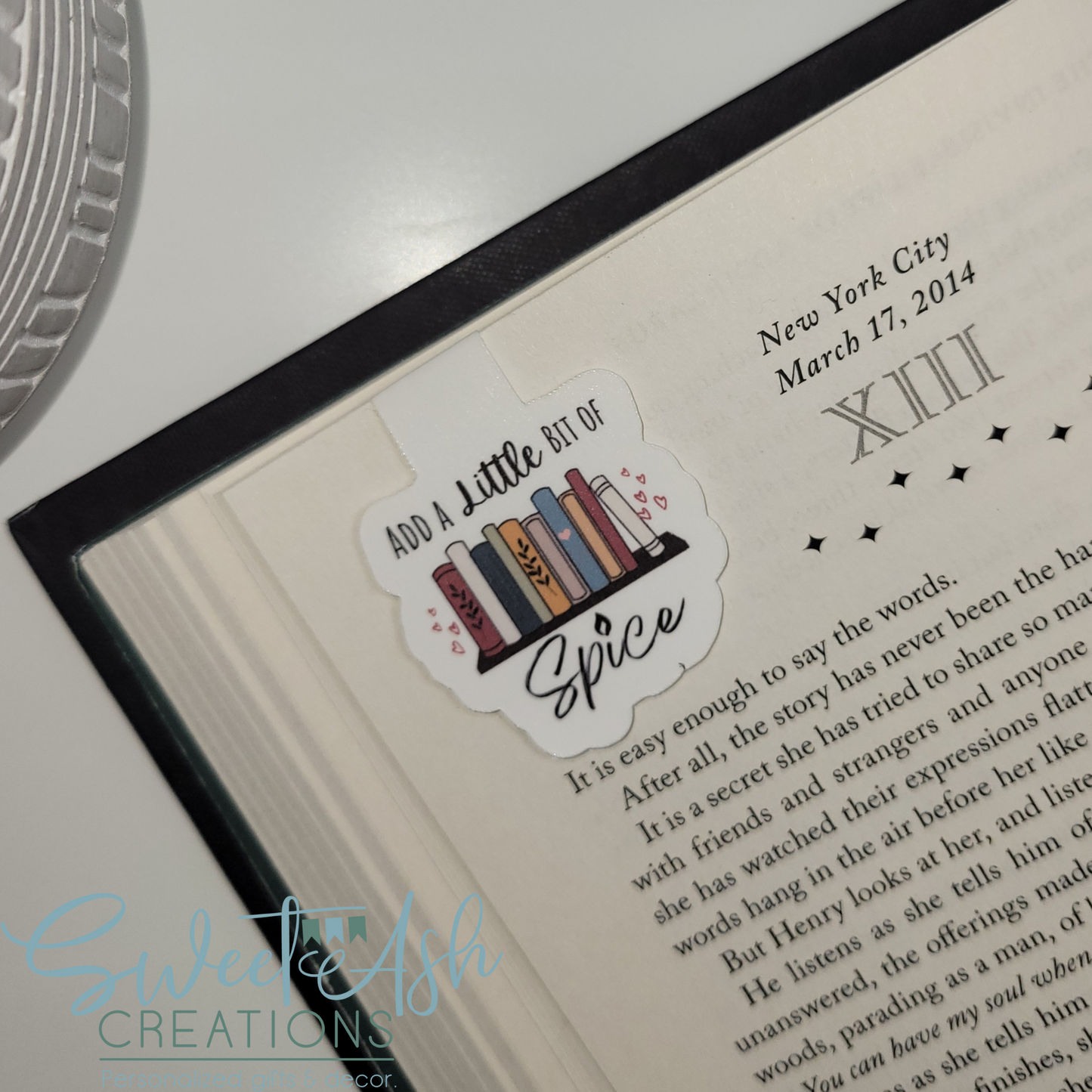 Add a Little Bit of Spice Magnetic Bookmark