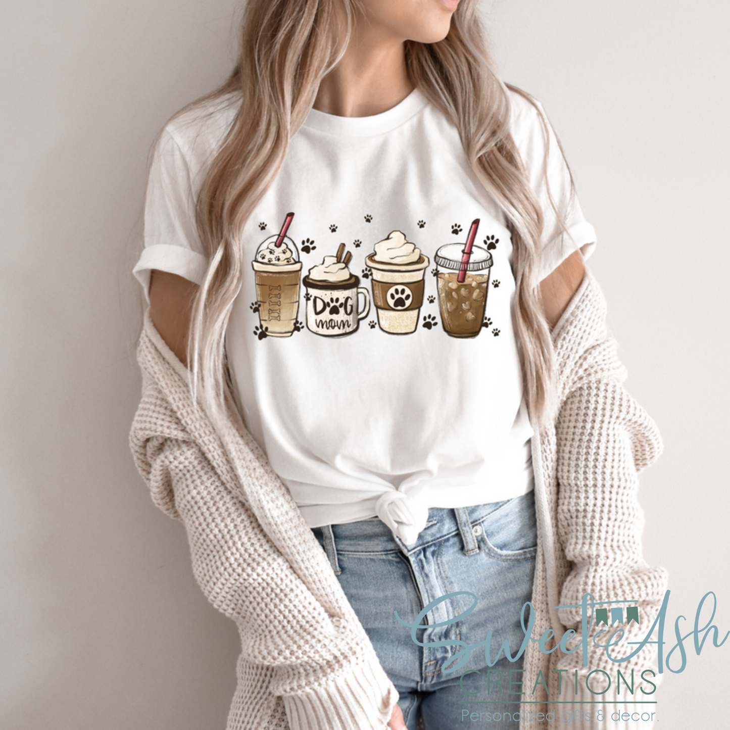 Dog Mom Coffees T-Shirt