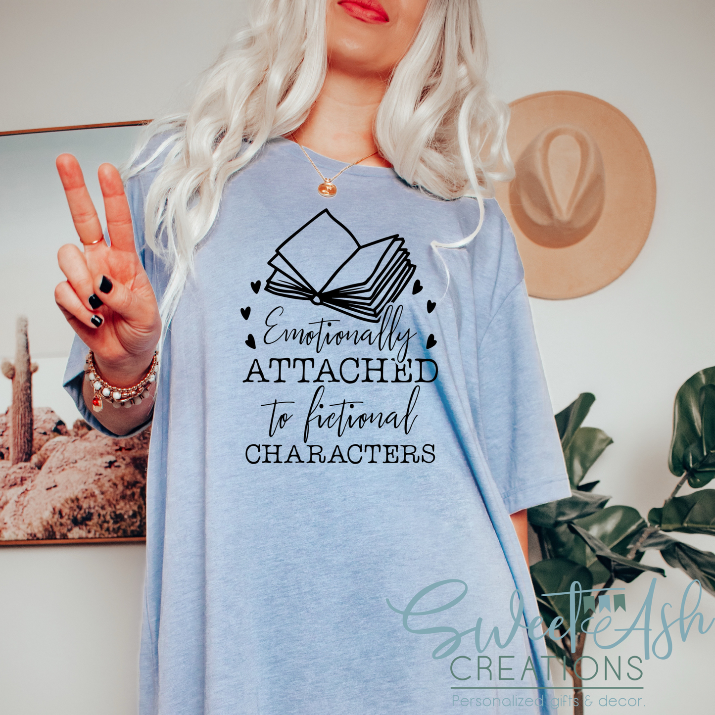 Emotionally Attached to Fictional Characters T-Shirt
