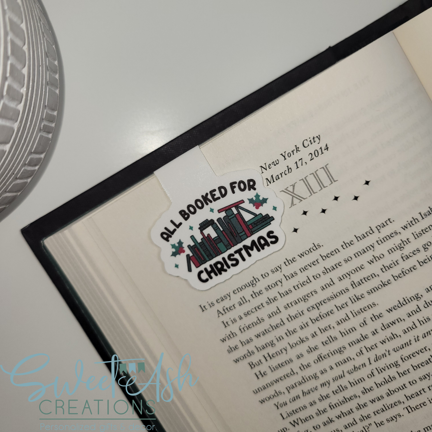 I'm All Booked for Christmas Magnetic Bookmark