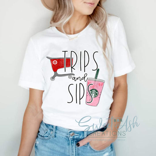 Trips and Sips T-Shirt