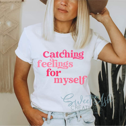 Catching Feelings for Myself Crewneck Sweatshirt