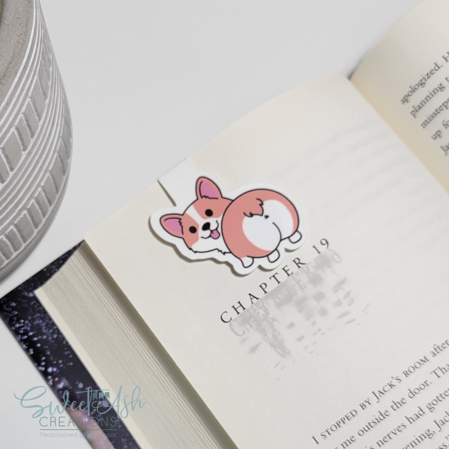 Corgi Butt Magnetic Bookmark
