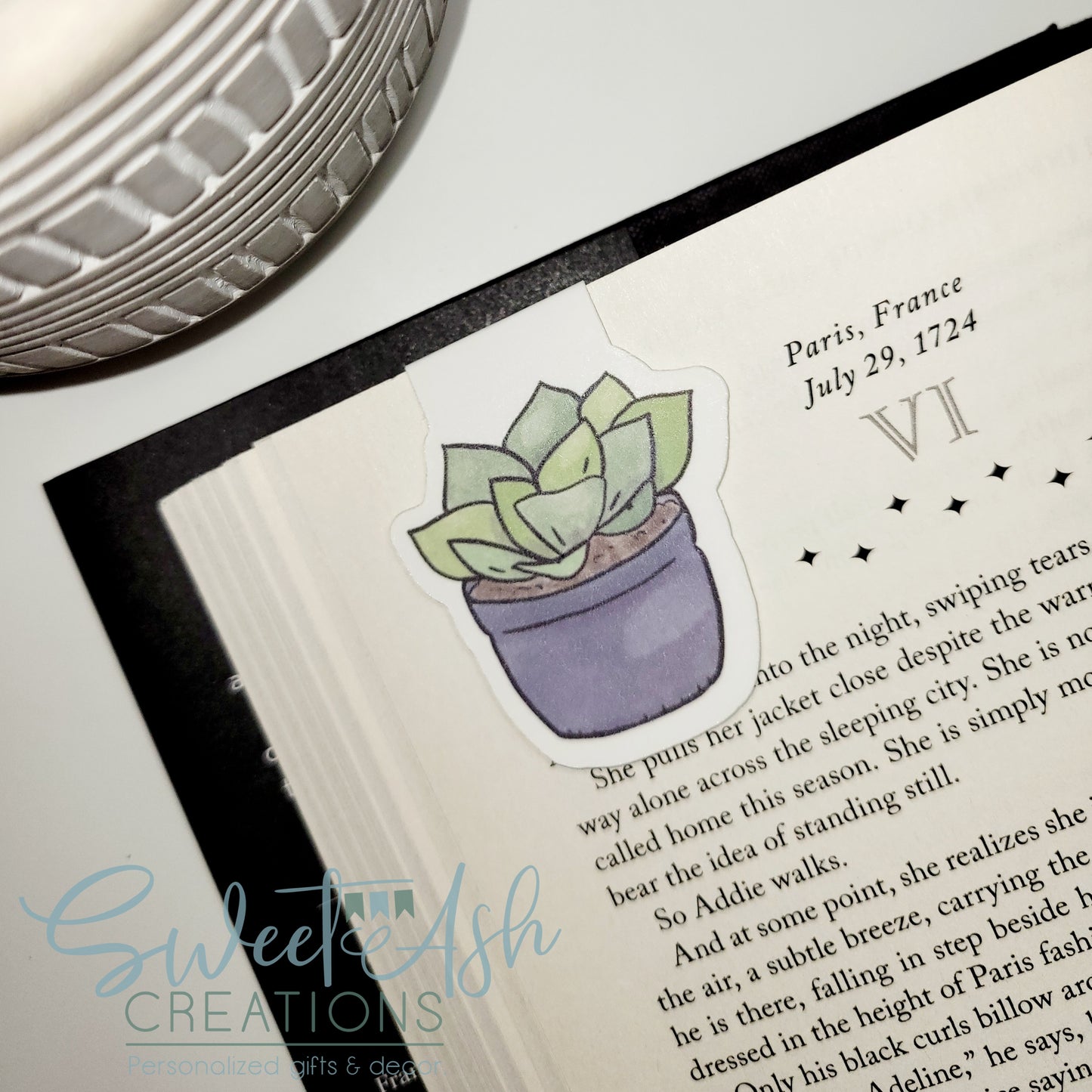 Succulent Magnetic Bookmark