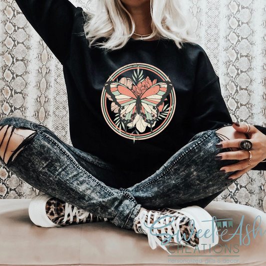 Retro Butterfly T-Shirt
