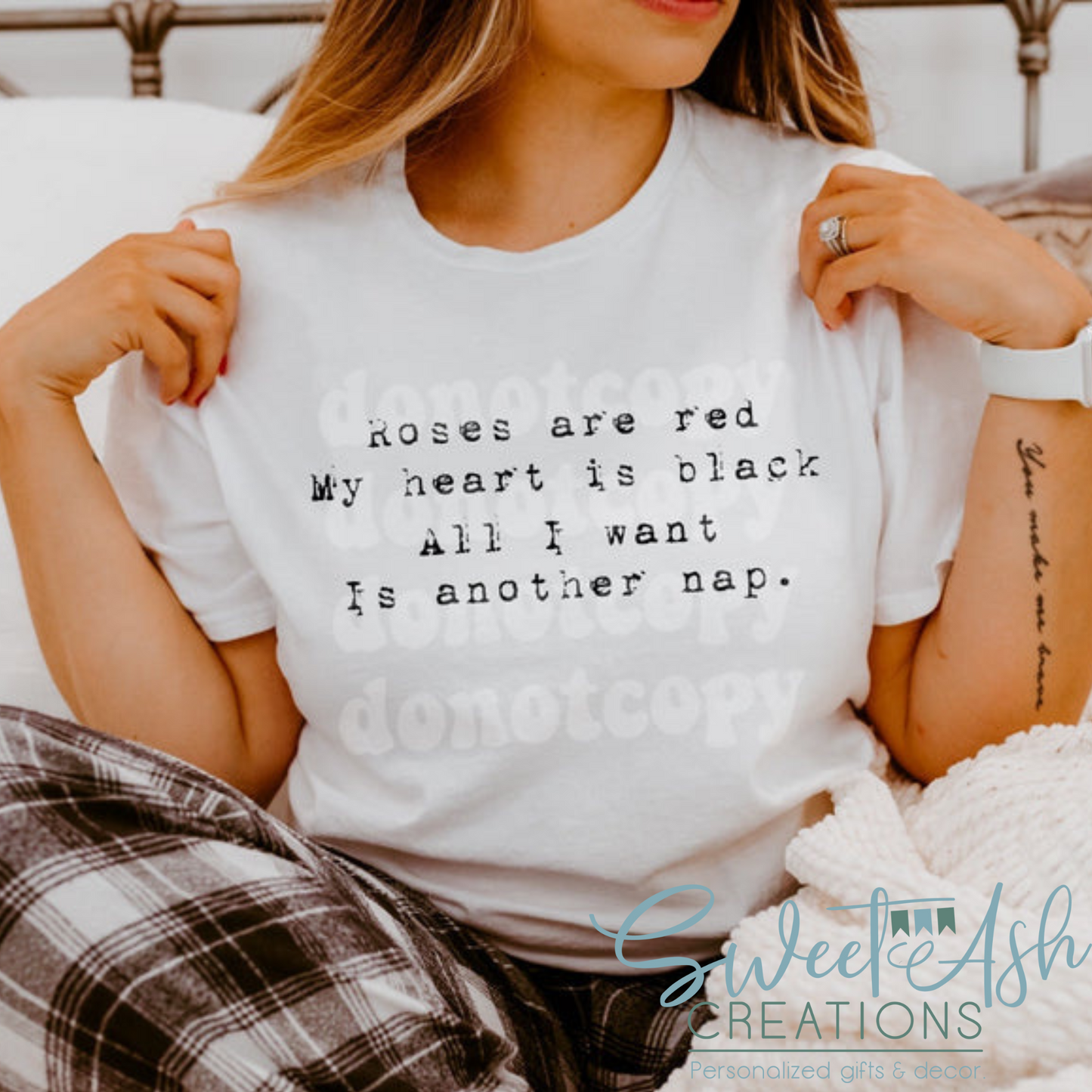 Roses are Red My Heart is Black T-Shirt