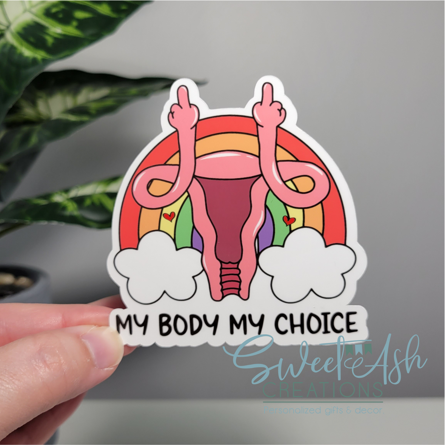 My Body My Choice Sticker