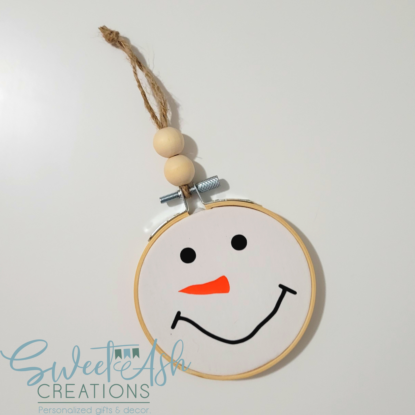 Snowman Face Ornament