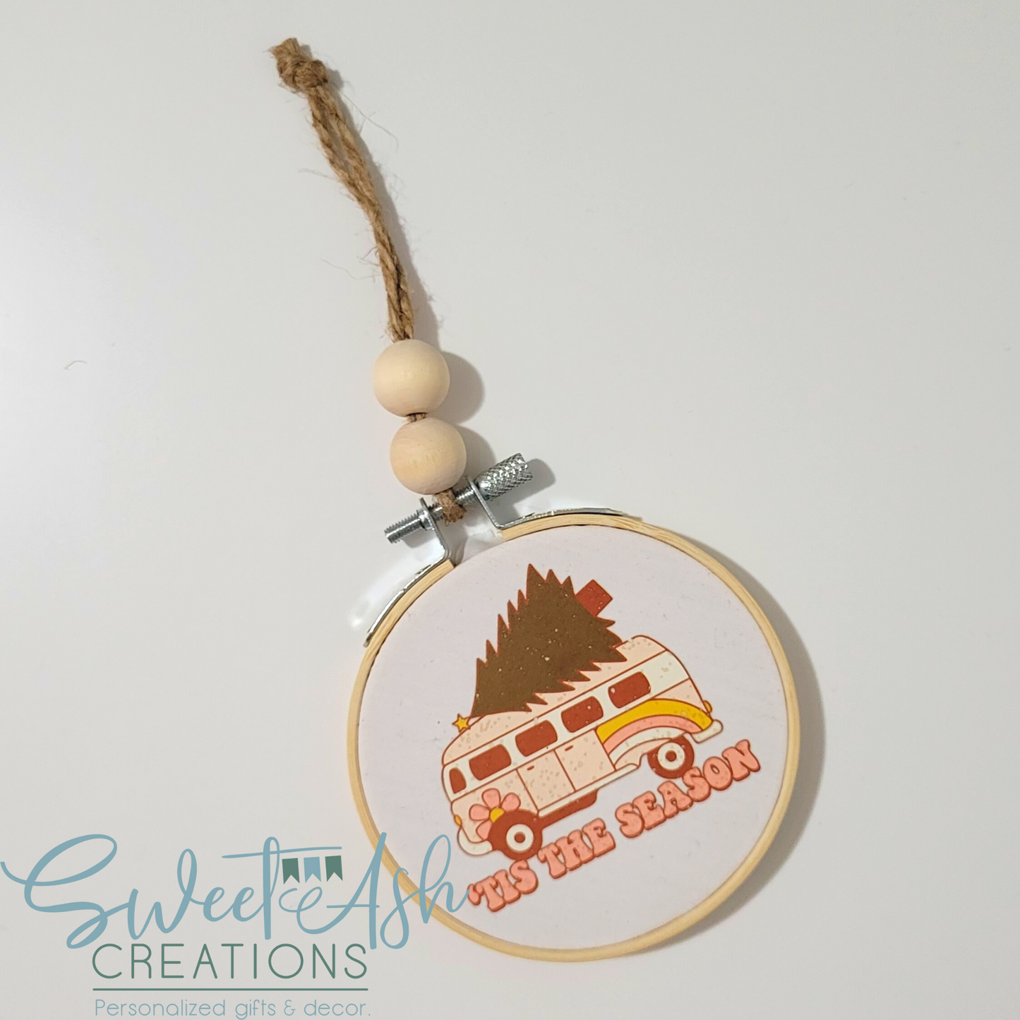 Tis the Season Van Ornament