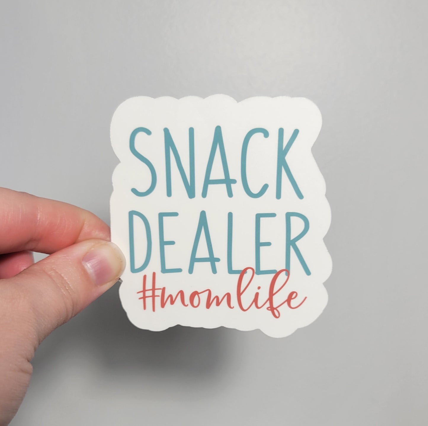 Snack Dealer #MomLife Sticker