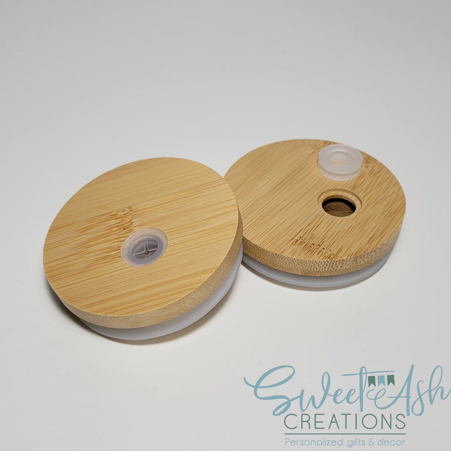 Bamboo Lid for Glass Can