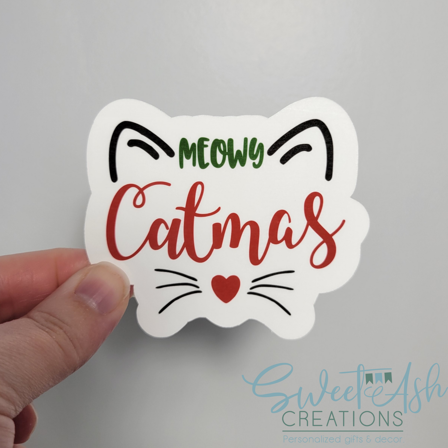 Meowy Catmas Sticker