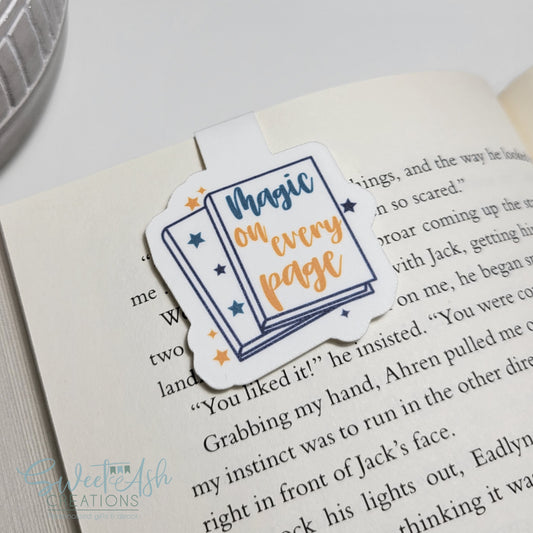 Magic on Every Page Magnetic Bookmark