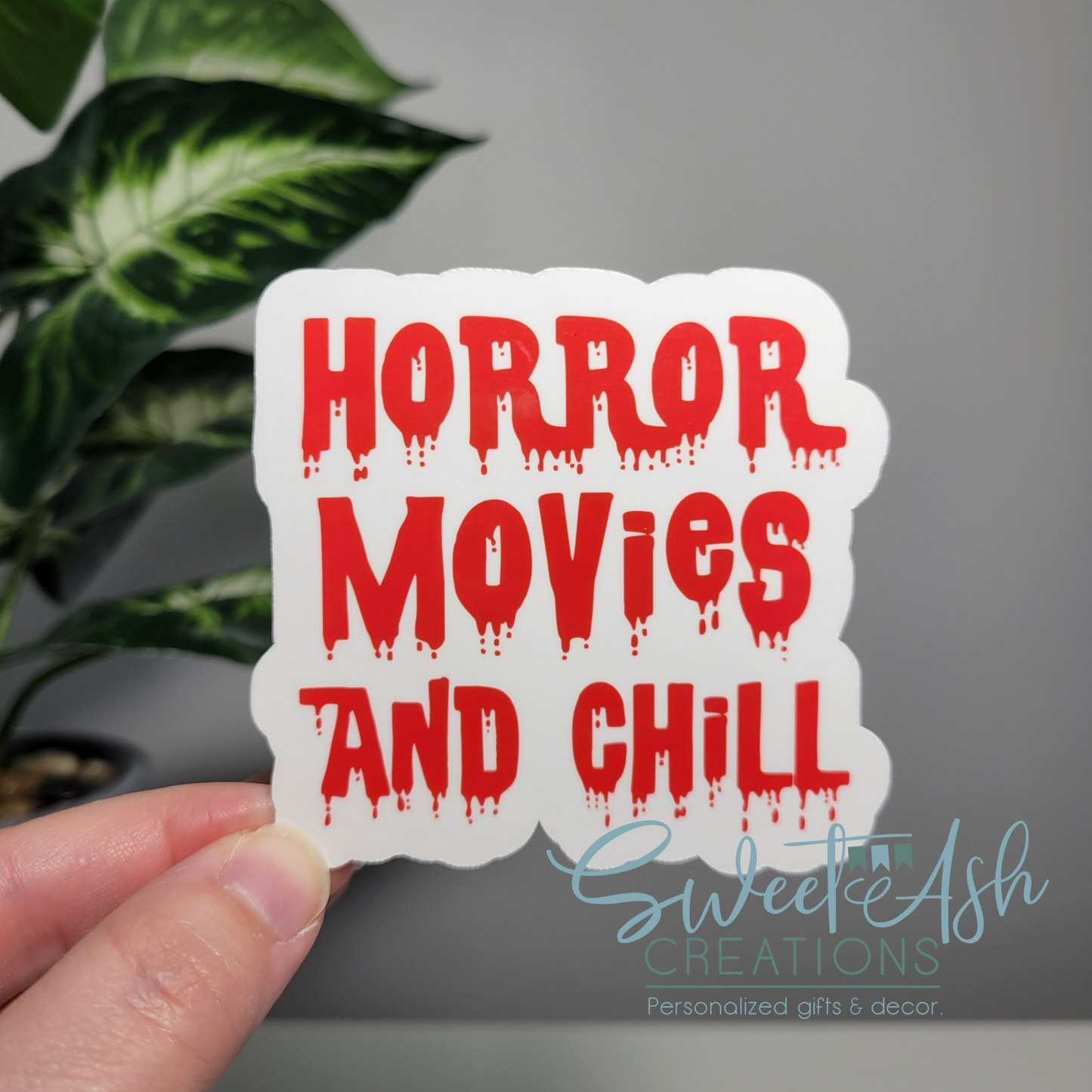 Horror Movies and Chill Sticker