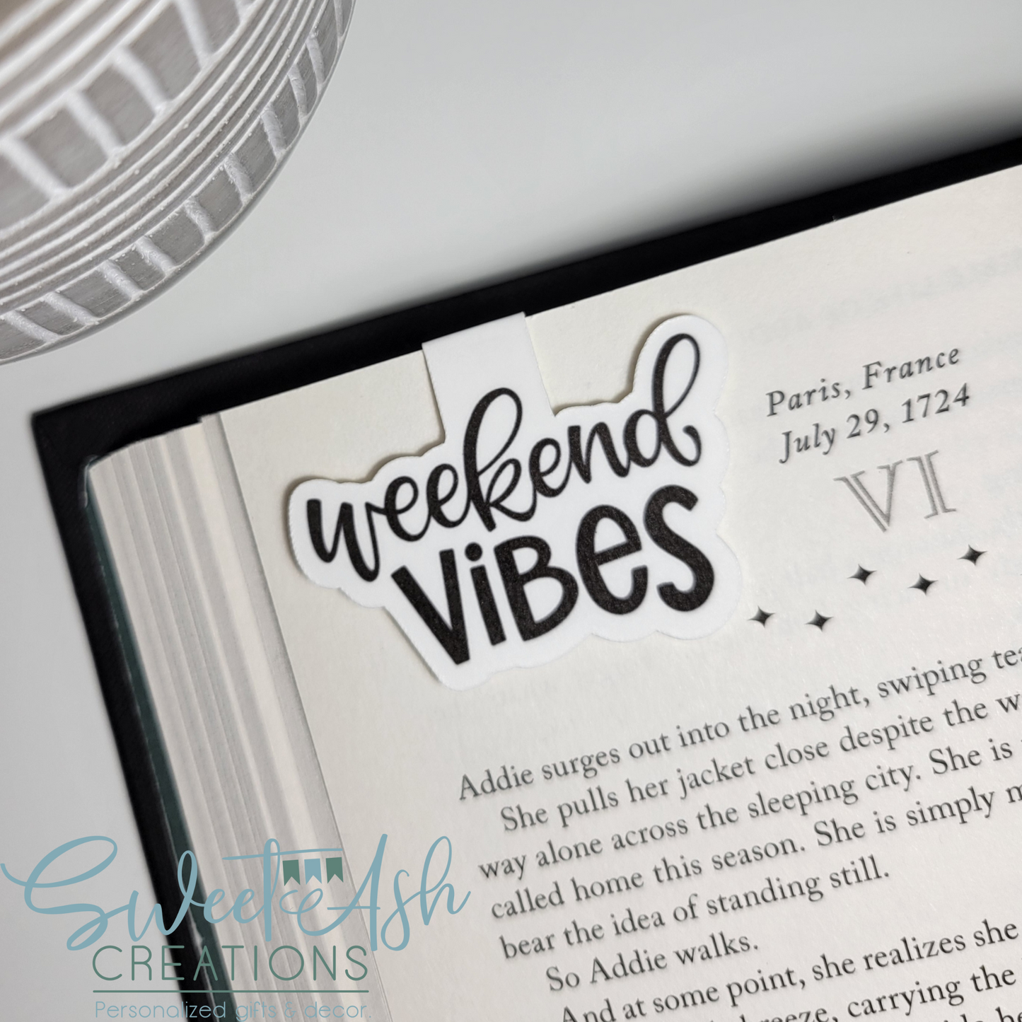 Weekend Vibes Magnetic Bookmark